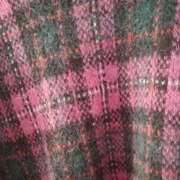 Lauren Ralph Lauren Black Label Alpaca Wool Blend Plaid CrewNeck Sweater Size XL - Picture 7 of 9